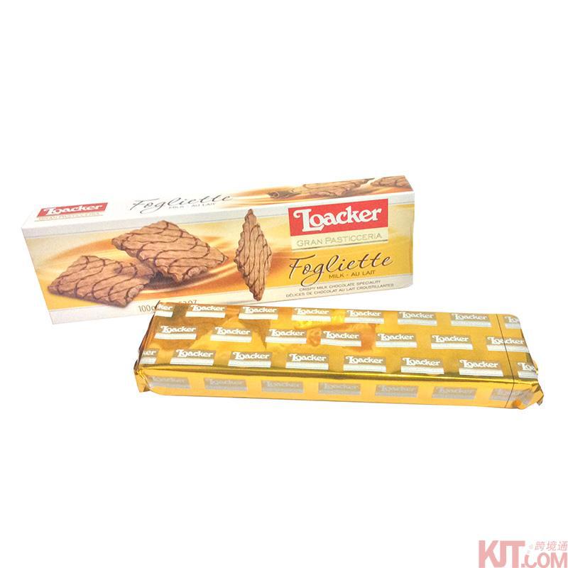 莱家巧克力点心薄片 牛奶巧克力制品