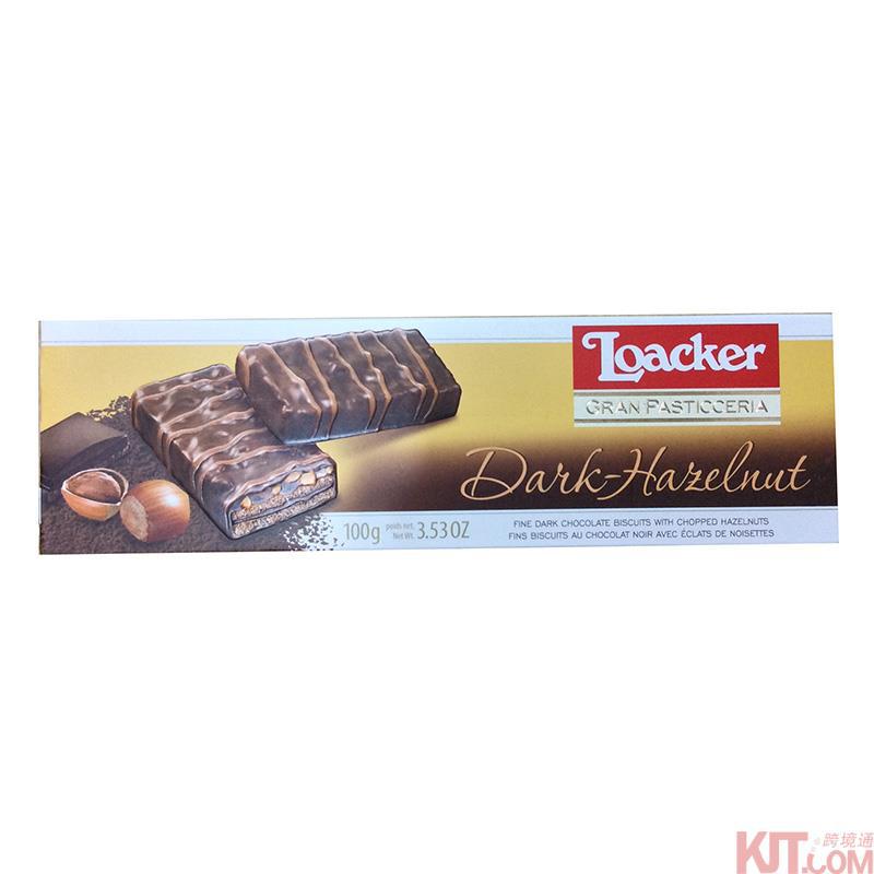 莱家巧克力点心 榛子味黑巧克力制品