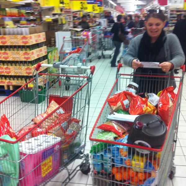 Photo taken at Carrefour by Benoit M. on 11/10/2011