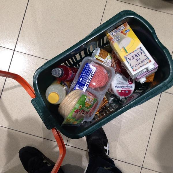 Photo taken at Mercadona by Maikel M. on 1/11/2014