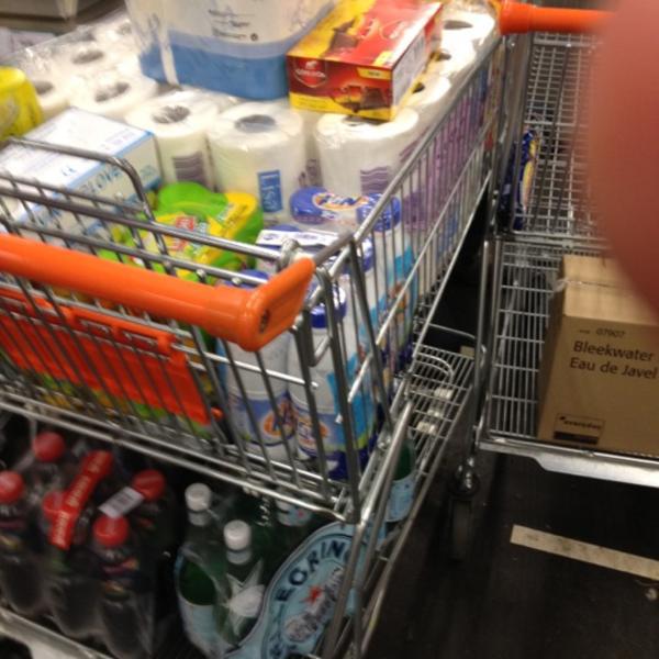 Photo taken at Colruyt by Christophe S. on 7/4/2012