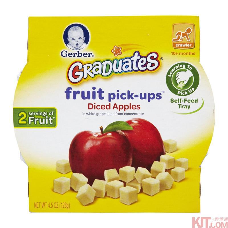 Gerber Graduates嘉宝苹果切块其他水果制品128g