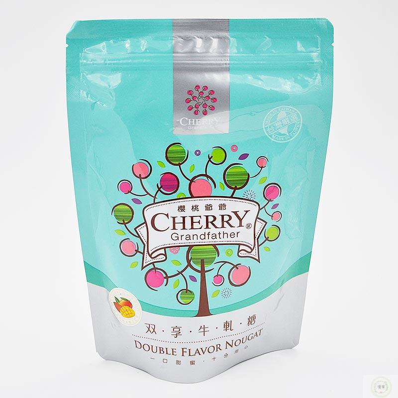 樱桃爷爷CHERRY Grandfather)双享牛轧糖礼盒((原味芒果)300g