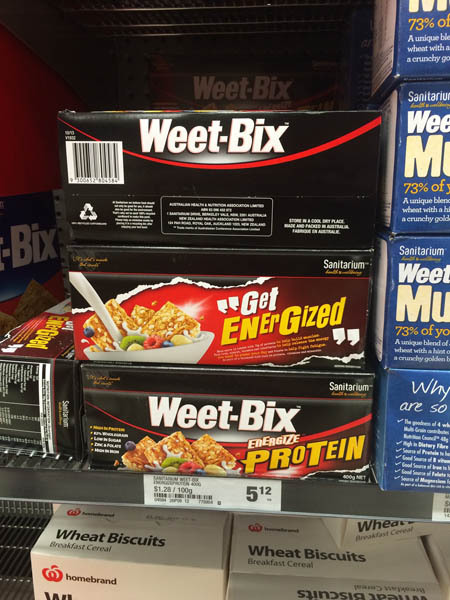 澳大利亚进口混合蛋白质-Sanitarium Weet-Bix混合蛋白质400g
