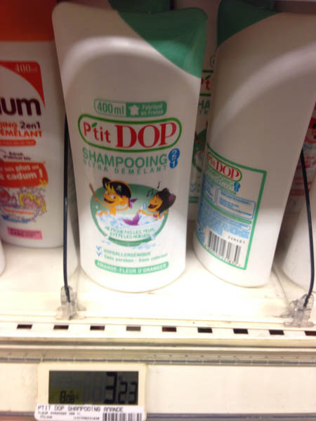 儿童杏仁味洗发水p'tit dop 儿童杏仁味洗发水p'tit dop