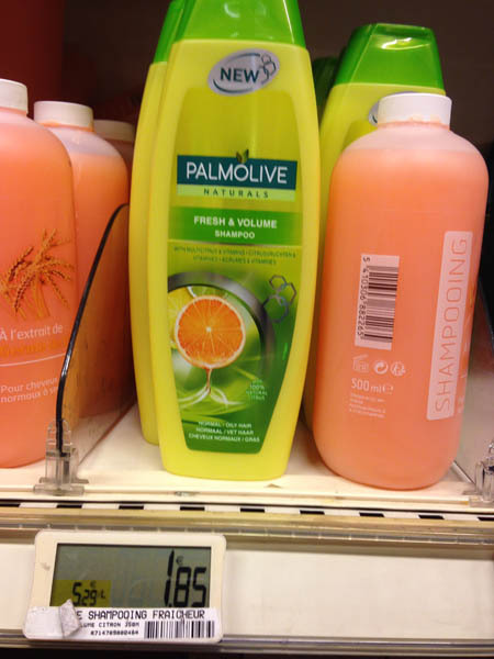 橙子洗发水palmolive