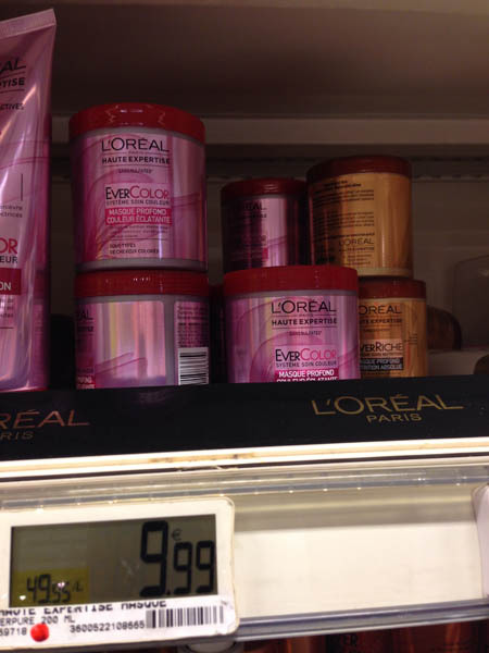 loreal欧莱雅固色发膜