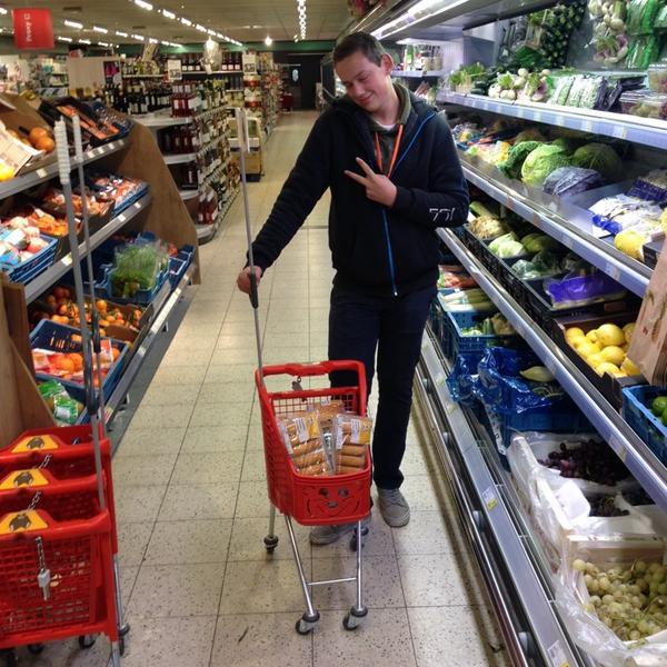 Photo taken at Proxy Delhaize by Brian L. on 11/19/2014