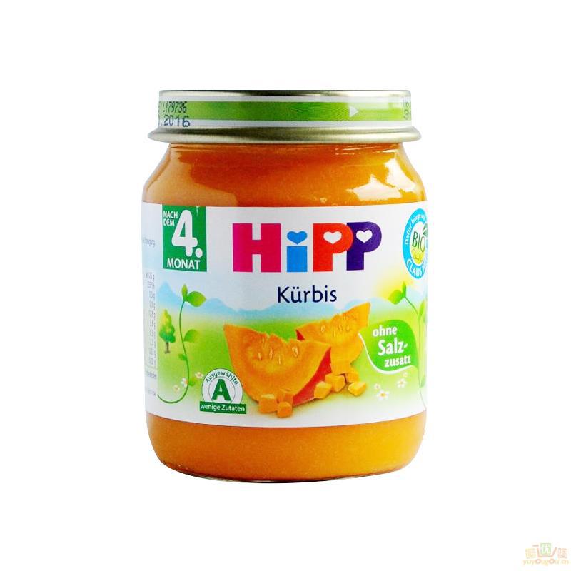 德国进口南瓜泥-hipp喜宝泥 适合2段以上宝宝 婴幼儿免敏辅食 南瓜泥125g 德国进口南瓜泥-hipp喜宝泥 适合2段以上宝宝 婴幼儿免敏辅食 南瓜泥125g