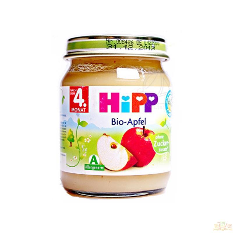 德国进口苹果泥-hipp喜宝泥 适合1段以上宝宝 婴幼儿免敏辅食 苹果泥125g 德国进口苹果泥-hipp喜宝泥 适合1段以上宝宝 婴幼儿免敏辅食 苹果泥125g