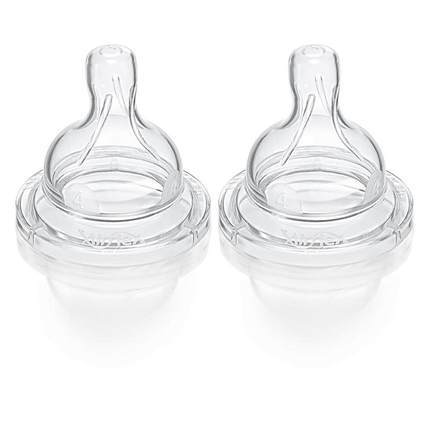 美国AVENT新安怡宽口径快流量硅胶奶嘴 2个装美国直邮 美国AVENT新安怡宽口径快流量硅胶奶嘴 2个装美国直邮