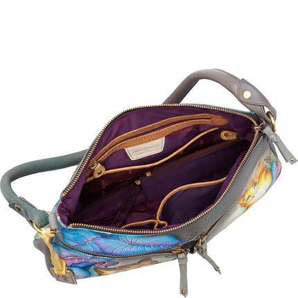 美国直邮 Anuschka CT39-281192 女士手绘皮质花朵图案单肩包包邮 美国直邮 Anuschka CT39-281192 女士手绘皮质花朵图案单肩包包邮