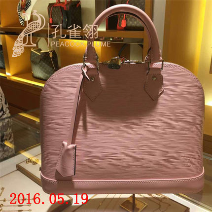 Louis Vuitton路易威登lv女包16春款水波纹小号Alma手提包M40302 Louis Vuitton路易威登lv女包16春款水波纹小号Alma手提包M40302