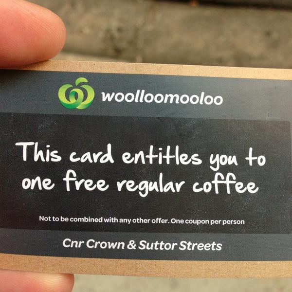 Photo taken at Woolworths by Derek D. on 8/2/2013