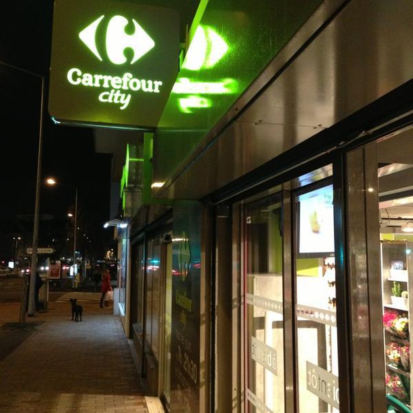 Photo taken at Carrefour by Baptiste P. on 1/30/2013