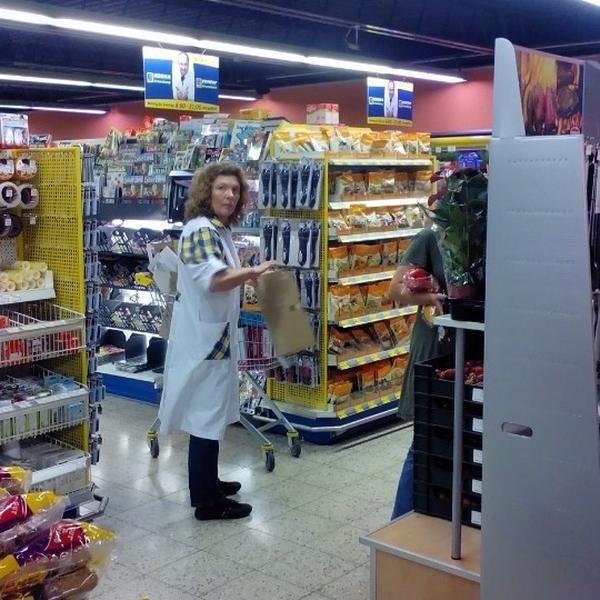 Photo taken at EDEKA Kreuzberg by Wolfgang W. on 5/30/2014