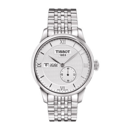 全球联保瑞士天梭TISSOT力洛克机械T006.428.11.038.00钢带男表