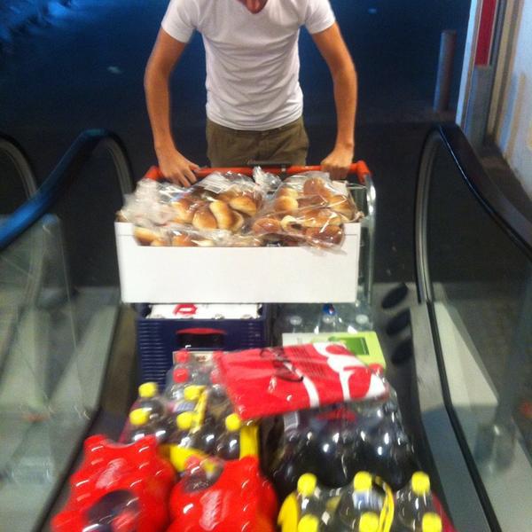 Photo taken at Colruyt by Laura V. on 7/1/2013