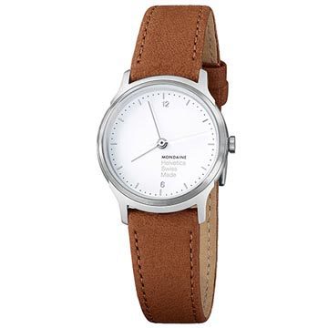 台湾官网直邮进口MONDAINE 瑞士国铁设计系列腕表 - 棕/26mm