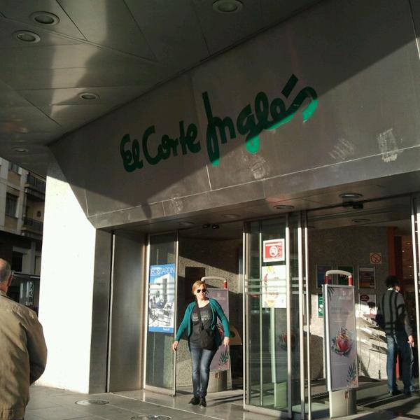 Photo taken at El Corte Inglés by Pablo U. on 5/4/2013