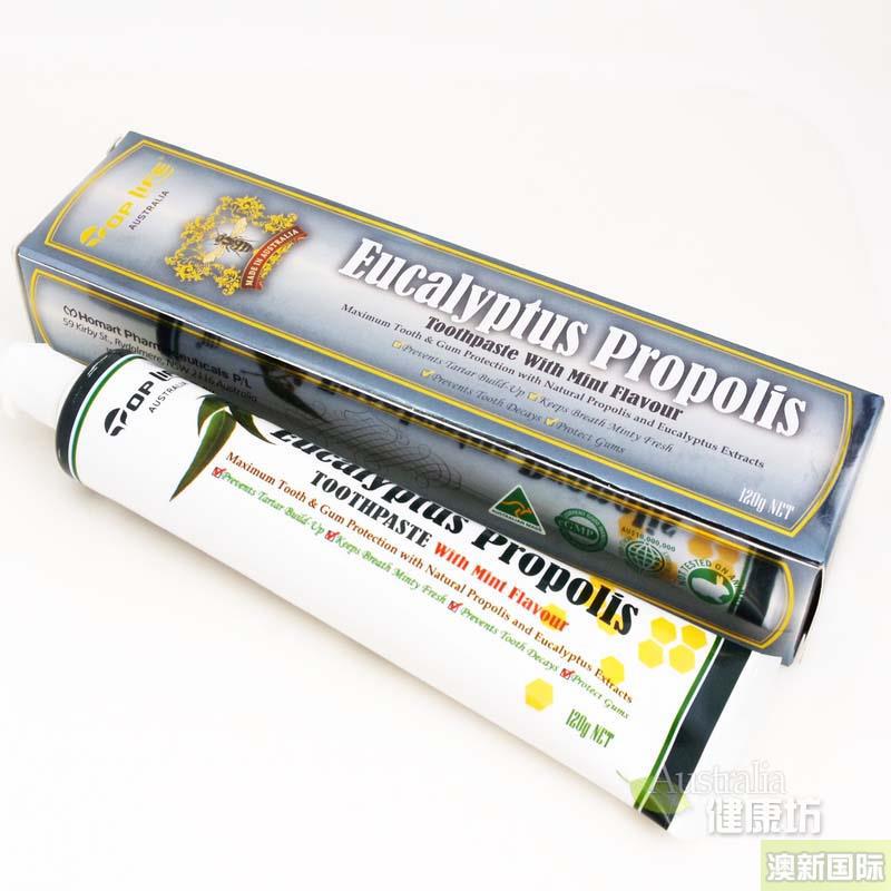 Top Life 尤加利蜂胶牙膏 120g Top Life 尤加利蜂胶牙膏 120g