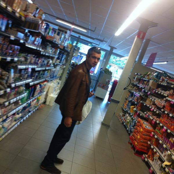 Photo taken at Proxy Delhaize by Liesbet W. on 10/5/2013