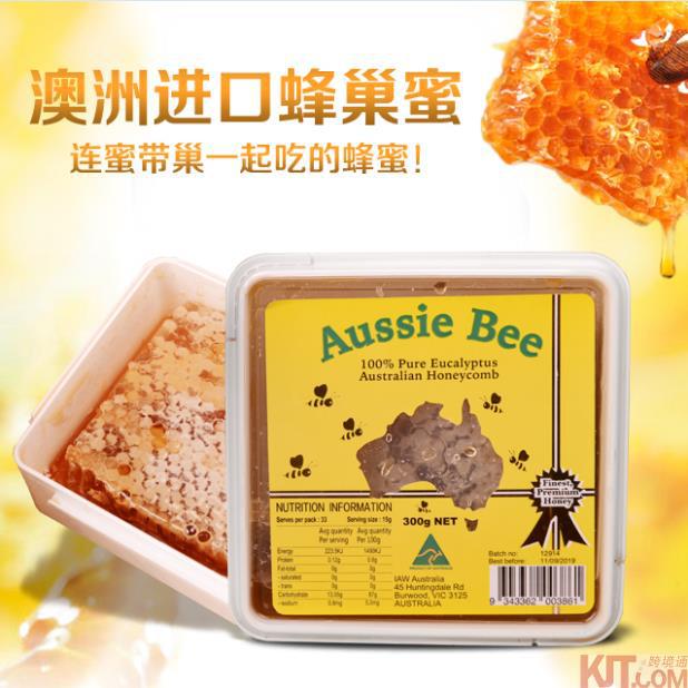 AUSSIEBEE澳美蜜 百分百纯澳大利亚桉树蜂窝蜜 500克
