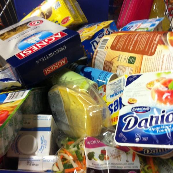 Photo taken at Colruyt by Sophie T. on 10/13/2012