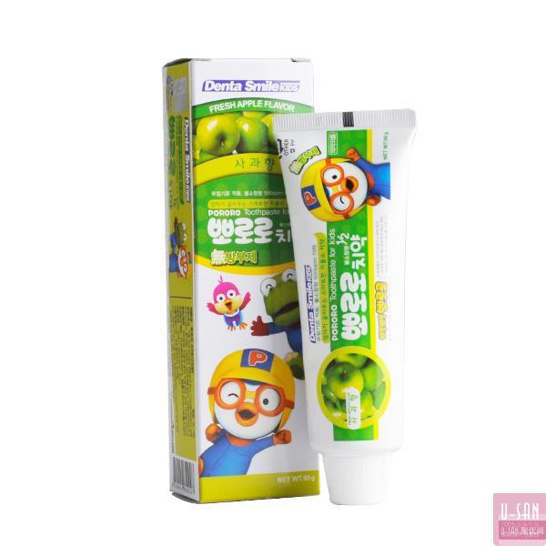 韩国 pororo/宝露露 儿童牙膏 苹果味
