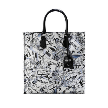 正品直邮Moschino莫斯奇诺2016新款女包时尚PVC手提包45295183gs 正品直邮Moschino莫斯奇诺2016新款女包时尚PVC手提包45295183gs