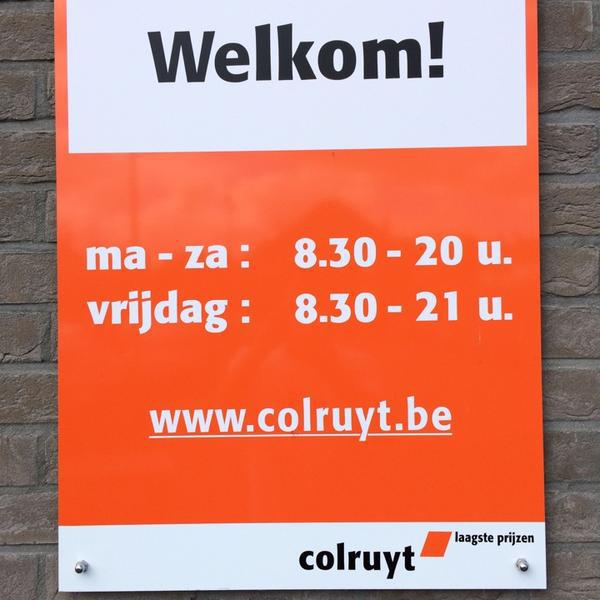 Photo taken at Colruyt by David D. on 6/14/2014