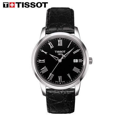 Tissot/天梭 CLASSIC系列男士手表日历石英表T033.410.16.053.01