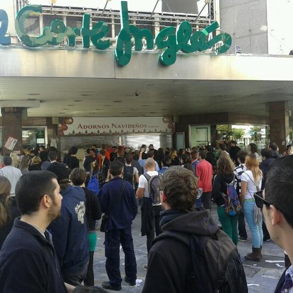 Photo taken at El Corte Inglés by Alejandro S. on 11/14/2012