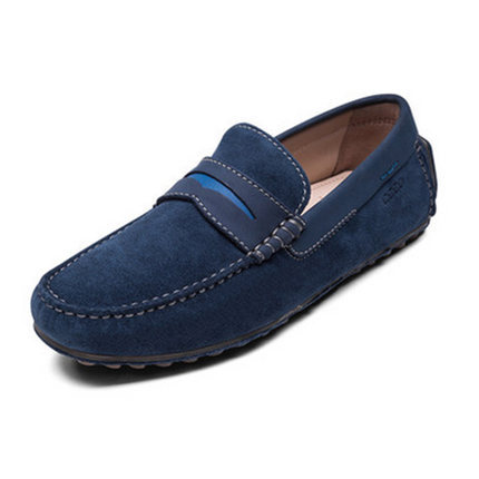 ECCO爱步新款男士商务休闲鞋 豆豆软底舒适套脚单鞋580904