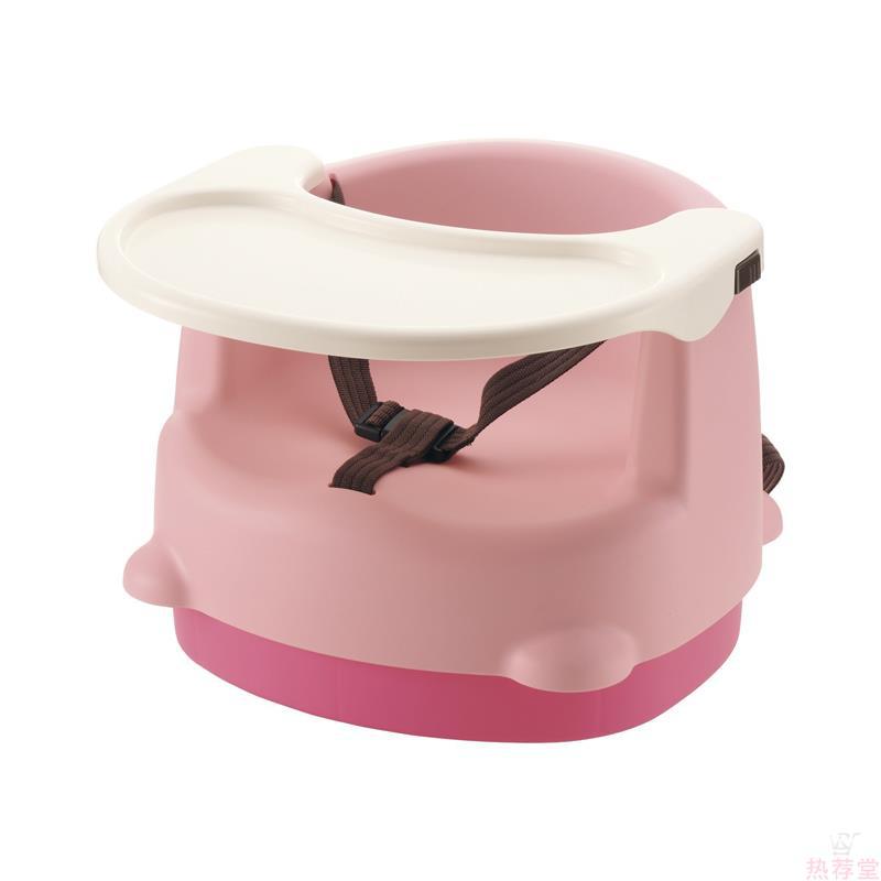 Richell 利其尔 婴儿餐椅附带桌台 浅粉色 Richell 利其尔 婴儿餐椅附带桌台 浅粉色