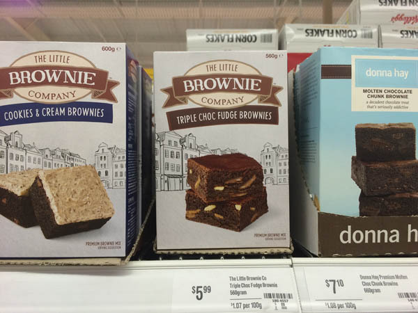 澳大利亚进口软糖布朗尼-brownie三合一巧克力软糖布朗尼560g
