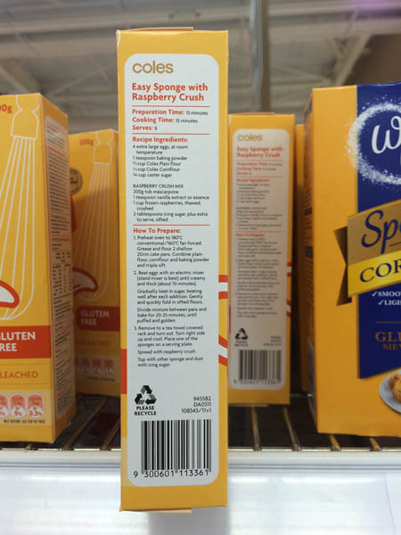 澳大利亚进口玉米淀粉-Coles玉米淀粉300g