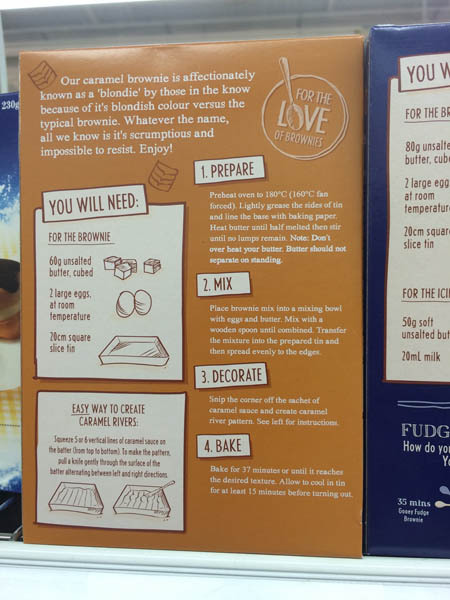 澳大利亚进口奶油蛋糕-brownie布朗尼奶油蛋糕510g