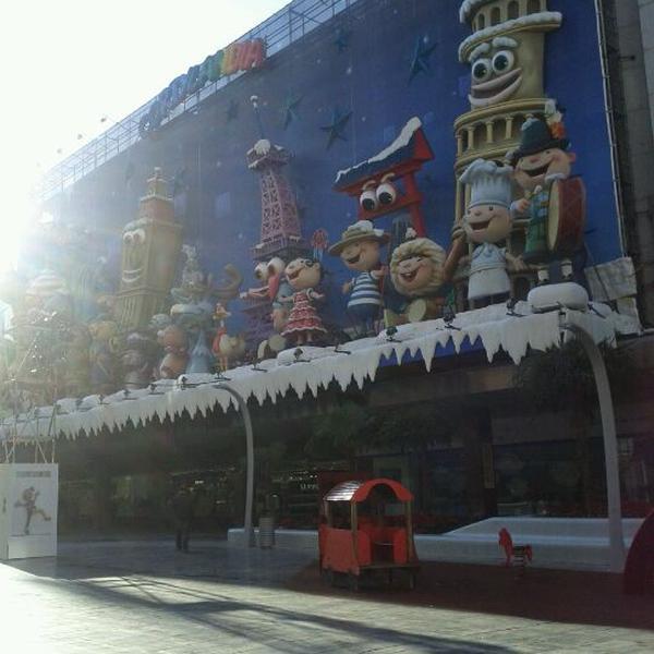 Photo taken at El Corte Inglés by Sofia H. on 12/26/2011