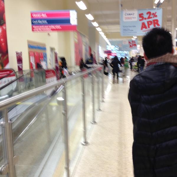 Photo taken at Tesco by David D. on 2/3/2013