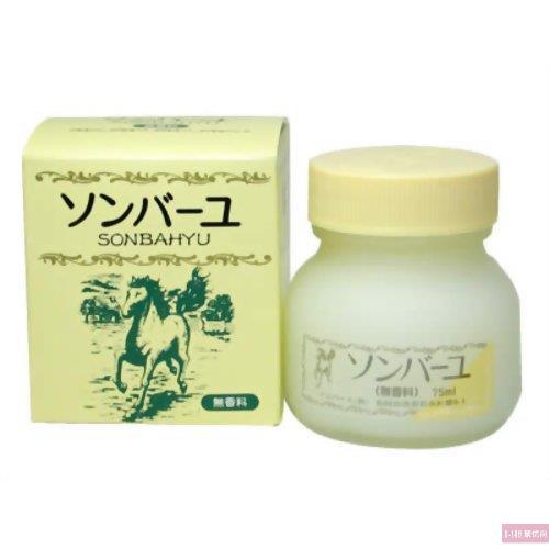 日本 Son Bahyu/药师堂 尊马油 保湿抗过敏晒烫伤 无添加纯马油面霜 婴儿可用 无味 75ml