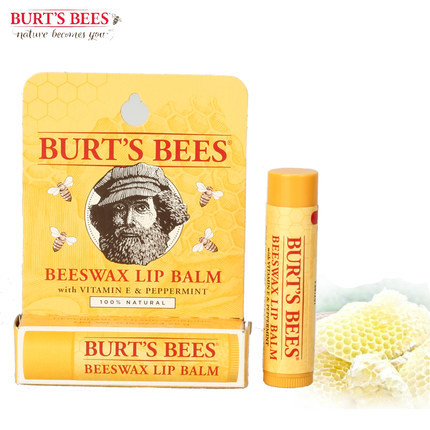 美国Burts Bees小蜜蜂蜂蜡润唇膏保湿滋润唇膏 孕妇婴儿可用