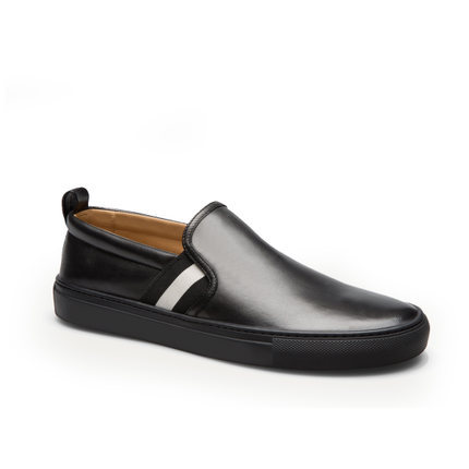 正品 BALLY 巴利新款男士羊皮休闲板鞋懒人鞋 HERALD/200 6198485