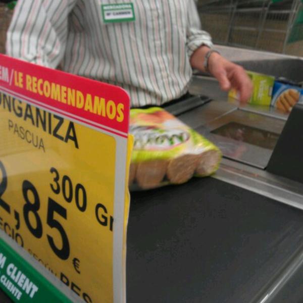 Photo taken at Mercadona by Andres M. on 5/13/2013