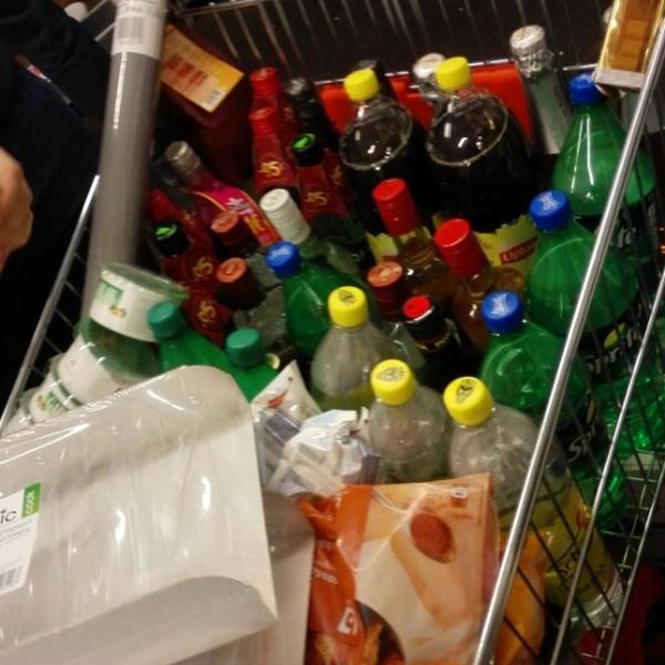 Photo taken at Colruyt by Clémence V. on 12/30/2014