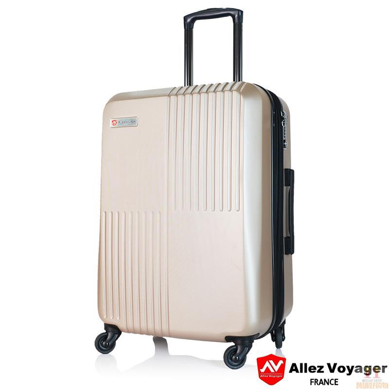 Allez Voyager 奥莉薇阁 无懈可击系列硬壳轻量拉杆箱旅行箱(金色_18寸)