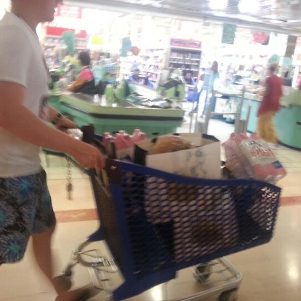 Photo taken at Carrefour by Dmitriy N. on 8/13/2012-法国昂蒂布圣克洛德大道 Photo taken at Carrefour by Dmitriy N. on 8/13/2012