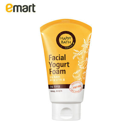 EMART易买得 韩国进口HappyBath酸奶滋润洁面乳120g 男女洗面奶