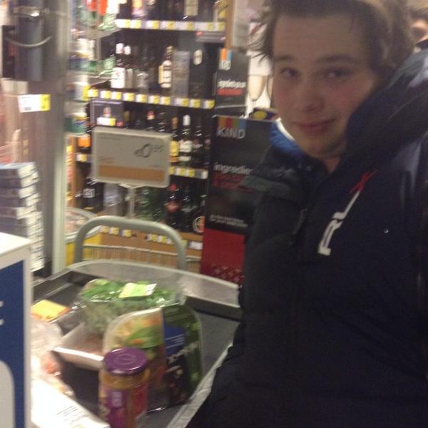 Photo taken at Proxy Delhaize by Louise V. on 11/3/2014