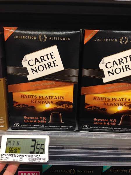 速溶咖啡carte noir